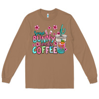 Toasted Coconut some bunny needs coffee easter Long Sleeve Tee - Jasminsmagicworld