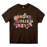 Phone Wallet Keys Heavy Core Tee | Teevron