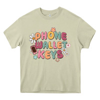 Mossy phone wallet keys Heavy Core Tee - MaliasSmallBusiness