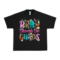 Black pray through the chaos Urban Heavy Tee - Artiststas