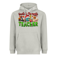 Moon Dust Santa's Favorite Teacher Heavyweight Hoodie - FaDigitalArtStudio