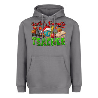 Storm Santa's Favorite Teacher Heavyweight Hoodie - FaDigitalArtStudio