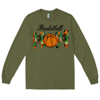 Army Green Basketball Mom Long Sleeve Tee - Bettercallsaul