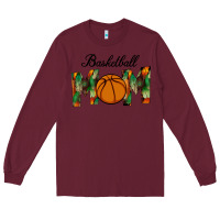 Burgundy Basketball Mom Long Sleeve Tee - Bettercallsaul
