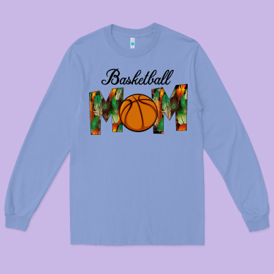 Basketball Mom Long Sleeve Tee Designed By Bettercallsaul