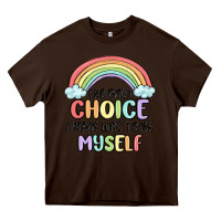 Chocolate Brown gay pride Heavy Core Tee - MaliasSmallBusiness
