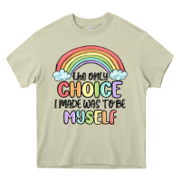 Mossy gay pride Heavy Core Tee - MaliasSmallBusiness