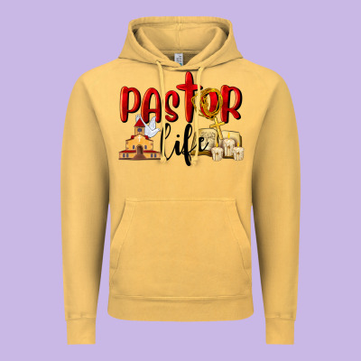 Pastor Life Vintage Hoodie Designed By Lillyallendesigns