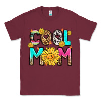 Burgundy cool mom Classic Tee - LillyAllenDesigns