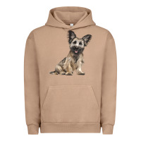Pigment Burro Skye Terrier Dog Illustrations Urban Hoodie - LillyAllenDesigns