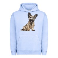 Pigment Grape Ice Skye Terrier Dog Illustrations Urban Hoodie - LillyAllenDesigns