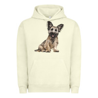 Pigment Pistachio Skye Terrier Dog Illustrations Urban Hoodie - LillyAllenDesigns