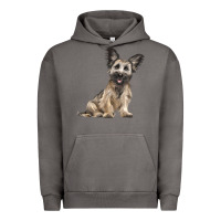 Pigment Tornado Skye Terrier Dog Illustrations Urban Hoodie - LillyAllenDesigns