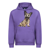 Tulip Skye Terrier Dog Illustrations Urban Hoodie - LillyAllenDesigns