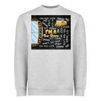 Heather Grey i'm a bus driver school bus black Heavyweight Sweatshirt - TumblerDesignByShophia
