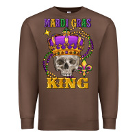 Chestnut skull mardi gras king Premium Sweatshirt - FaDigitalArtStudio