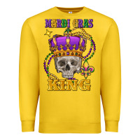 Lemon skull mardi gras king Premium Sweatshirt - FaDigitalArtStudio