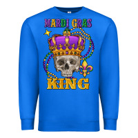 True Royal skull mardi gras king Premium Sweatshirt - FaDigitalArtStudio