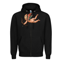 Black cupid olivia Zipper Hoodie - OliviaCreatesArt