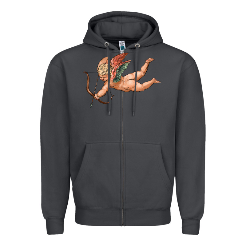 Cupid Olivia Zipper Hoodie by OliviaCreatesArt | Teevron