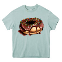 Chocolate Donut With Candies Heavy Core Tee | Teevron