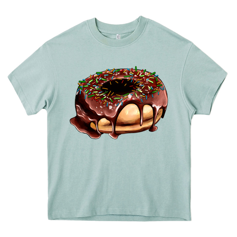 Chocolate Donut With Candies Heavy Core Tee by AdoDesignShop | Teevron