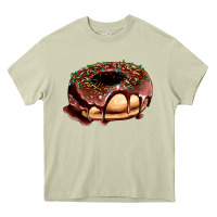 Mossy chocolate donut with candies Heavy Core Tee - AdoDesignShop