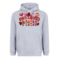 Heather Grey one loved mini Heavyweight Hoodie - FaDigitalArtStudio
