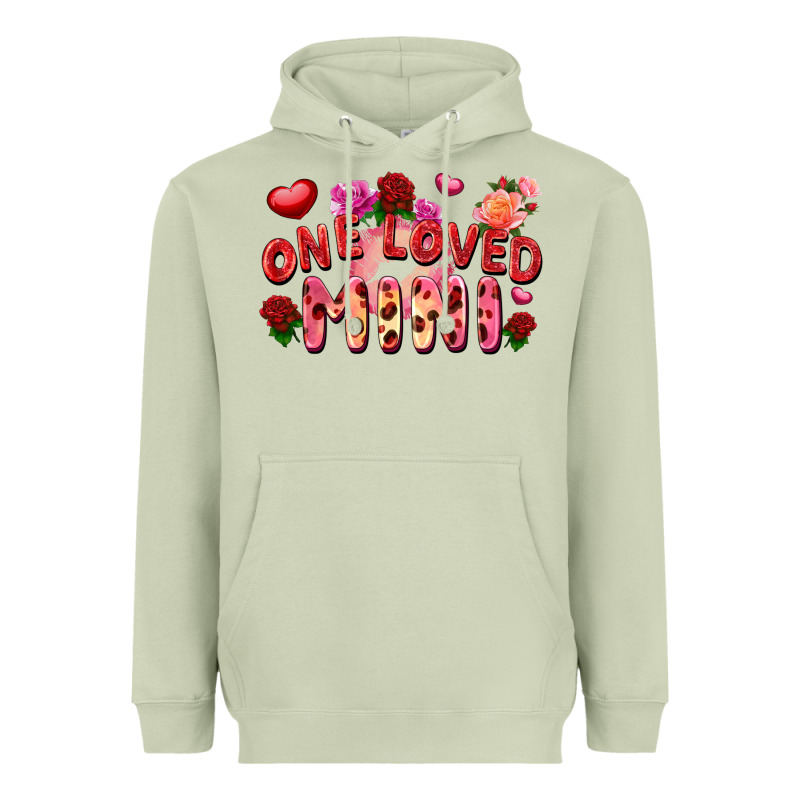 One Loved Mini Heavyweight Hoodie by FaDigitalArtStudio | Teevron