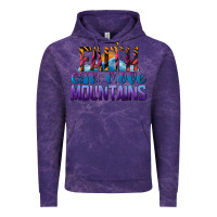 Cloud Purple Faith Can Move Mountains Vintage Hoodie - LillyAllenDesigns