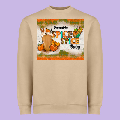 Pumpkin Spice Spice Baby Heavyweight Sweatshirt Designed By Tumblerdesignbyshophia