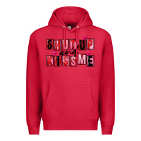 Cardinal Shut up and kiss me Premium Hoodie - FaDigitalArtStudio
