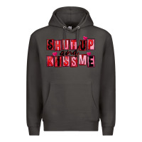 Smoke Shut up and kiss me Premium Hoodie - FaDigitalArtStudio