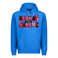 True Royal Shut up and kiss me Premium Hoodie - FaDigitalArtStudio
