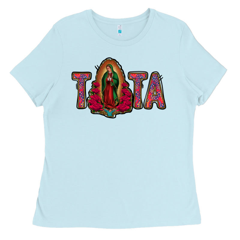 Tata Lady Of Guadalupe Ladies Tee by Jasminsmagicworld | Teevron