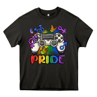 Asphalt gaymer pride Heavy Core Tee - MaliasSmallBusiness