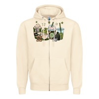 Sandshell us army coffee cups Zipper Hoodie - OliviaCreatesArt