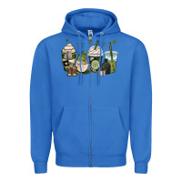 True Royal us army coffee cups Zipper Hoodie - OliviaCreatesArt