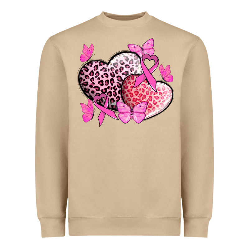 Cancer Hearts Cancer Awaneress Heavyweight Sweatshirt by HowdyJamesFarm | Teevron