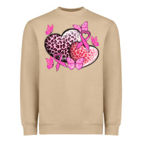 Mushroom Cancer hearts Cancer Awaneress Heavyweight Sweatshirt - HowdyJamesFarm