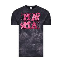 Cloud Black Breast Cancer Awareness mama Vintage Tee - LillyAllenDesigns