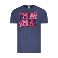Vintage Denim Breast Cancer Awareness mama Vintage Tee - LillyAllenDesigns