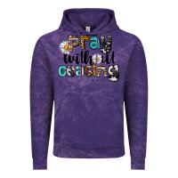 Cloud Purple Pray Without Ceasing Vintage Hoodie - LillyAllenDesigns