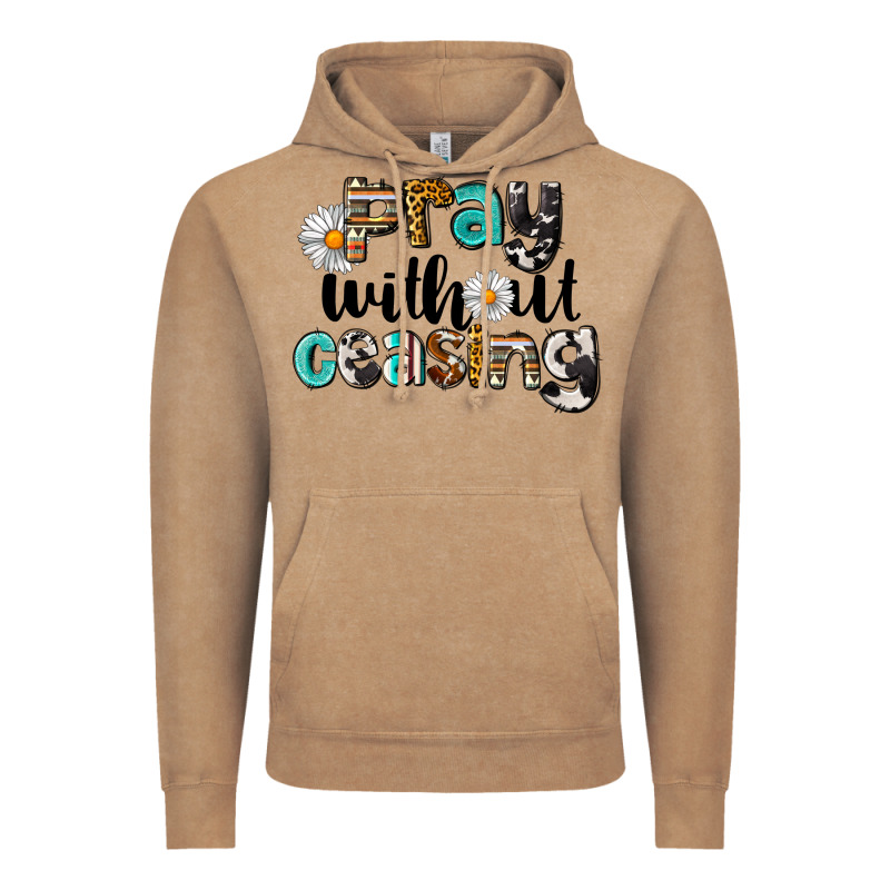Pray Without Ceasing Vintage Hoodie by LillyAllenDesigns | Teevron