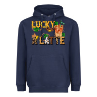 Navy lucky a latte Heavyweight Hoodie - FaDigitalArtStudio