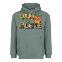 Sage lucky a latte Heavyweight Hoodie - FaDigitalArtStudio