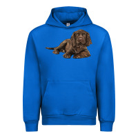 Cobalt Sussex Spaniels llustrations Urban Hoodie - LillyAllenDesigns