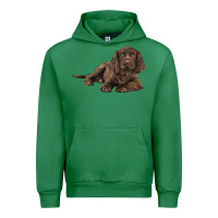 Emerald Sussex Spaniels llustrations Urban Hoodie - LillyAllenDesigns