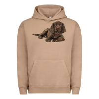 Pigment Burro Sussex Spaniels llustrations Urban Hoodie - LillyAllenDesigns