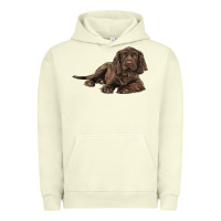 Pigment Pistachio Sussex Spaniels llustrations Urban Hoodie - LillyAllenDesigns